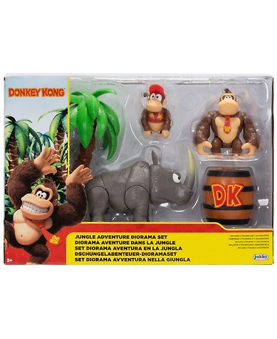 Macy's Donkey Kong Adventure Diorama 5-Piece Playset, Ages 3+