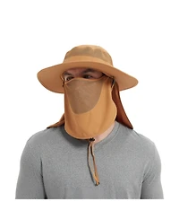 Piscifun Keya Wide Brim Sun Hat Removable Face Neck Flap Upf 50+ Adjustable Fit Outdoor