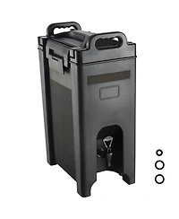 Sugift 5 Gallon Insulated Beverage Dispenser Food-Grade Ldpe Hot and Cold Server with 0.9 in Pu Layer