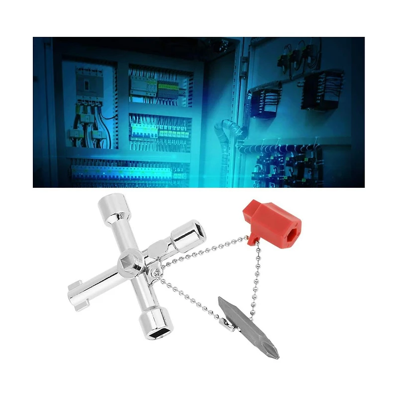 Xdovet Universal 4-Way Water Valve/Faucet Key
