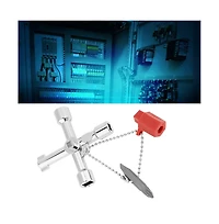 Xdovet Universal 4-Way Water Valve/Faucet Key