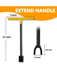 Xdovet Water Meter Key 4 Way Shut Off Wrench T Handle