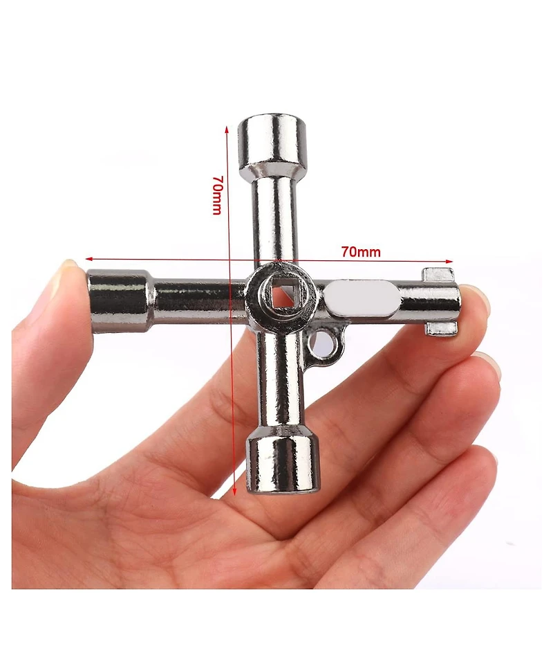 Xdovet Electrical Cabinet Key 4 Way Utilities Triangle Square Cross