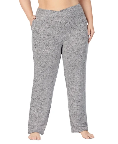 Cuddl Duds Plus SoftKnit Sweater-Knit Lounge Pants
