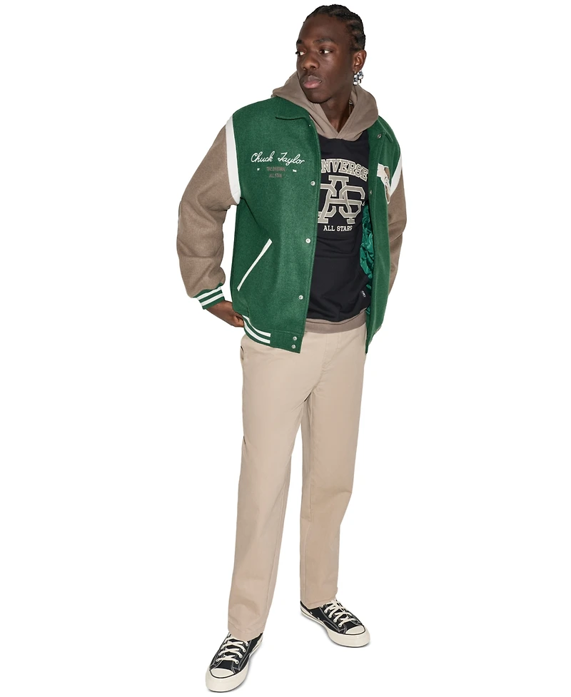 Converse Men's Letterman Varsity Jacket