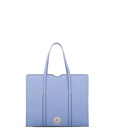 Aranyani Akshaya 16 Italian Leather Tote Bag with 24K Gold Monogram
