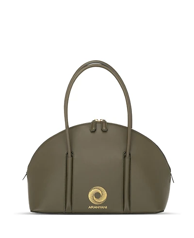 Aranyani Kiko Monogram Debossed Top-Handle Bag