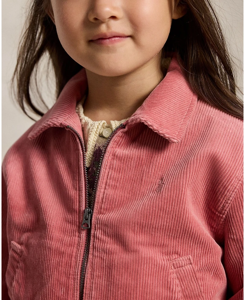 Polo Ralph Lauren Girls' 2T-6X Corduroy Long-Sleeve Jacket