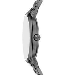 Armani Exchange Men's Quartz Three Hand Gunmetal Stainless Steel Watch 42mm