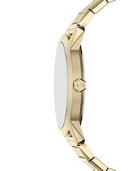 Armani Exchange Men's Quartz Three Hand Gold Stainless Steel Watch 42mm