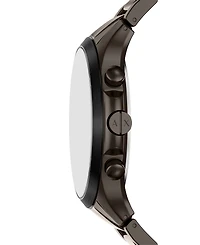 Armani Exchange Men's Quartz Chronograph Brown Stainless Steel Watch 46mm