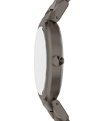 Armani Exchange Women's Audora Quartz Two Hand Brown Stainless Steel Watch 34mm