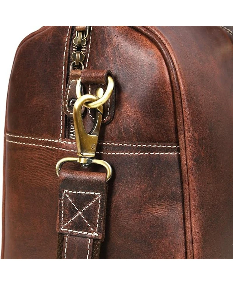 Forge Leather Suede Duffle Bag