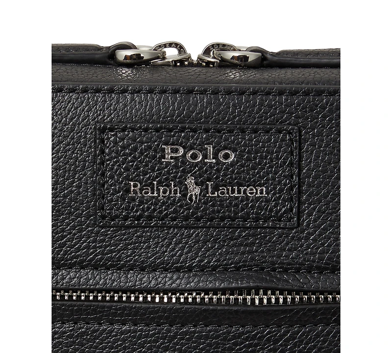 Polo Ralph Lauren Men's Pebbled Leather Crossbody Bag