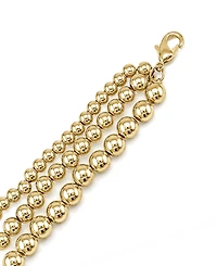 And Now This Triple Row Bead Bracelet