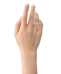 And Now This Cubic Zirconia Silver Plated Band Ring, Macy's Exclusive