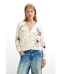 Desigual Women's Floral print cardigan