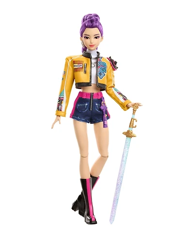 Kpop Demon Hunters Huntr/X "How It's Done" Rumi 11" Collectible Fashion Doll With Weapon Accessory, Ages 6+