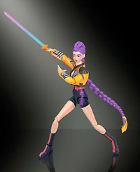 Kpop Demon Hunters Rumi 6-inch 21 Points of Articulation Interchangeable Hands and Faces Action Figure, Ages 4+