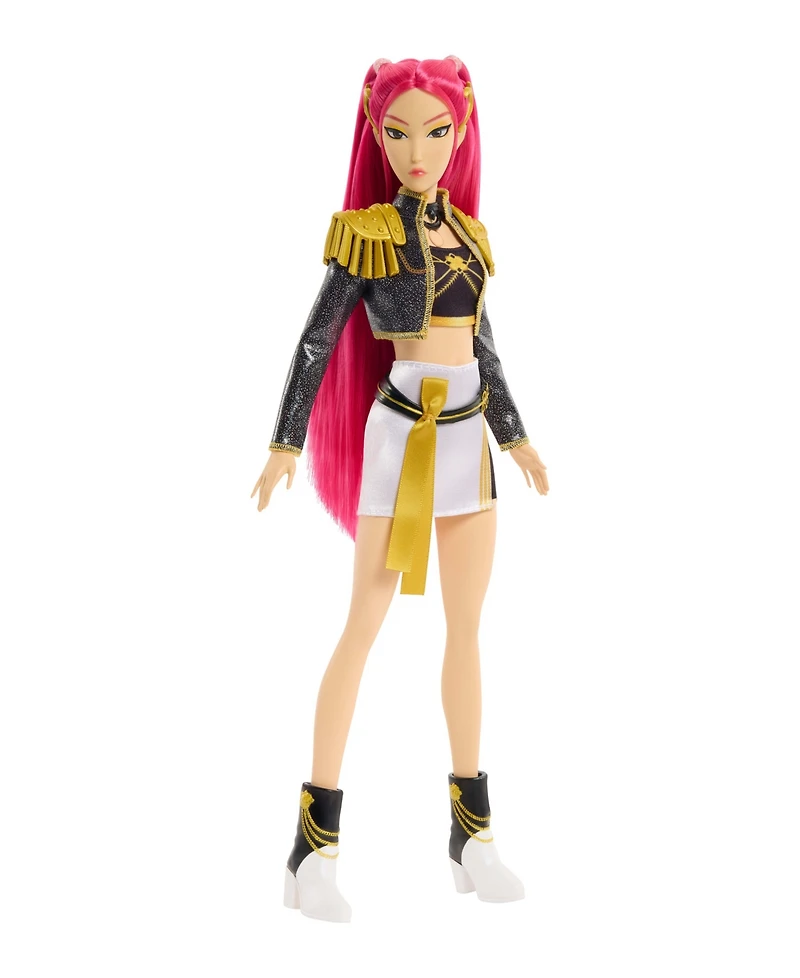 Kpop Demon Hunters Mira Huntr/X 12.75" Singing Fashion Doll with 5 Posable Joints, Ages 4+