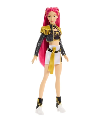 Kpop Demon Hunters Mira Huntr/X 12.75" Singing Fashion Doll with 5 Posable Joints, Ages 4+