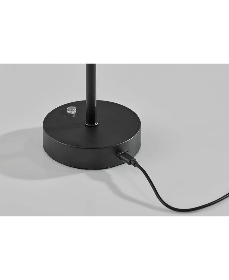 Adesso 15" Metal Tommy Led Cordless Table Lamp