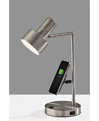 Adesso 19" Metal Rowe Supercharger Desk Lamp