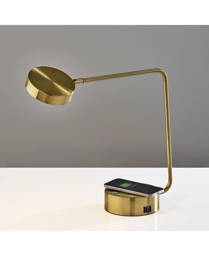 Adesso 15" Metal Viper Supercharger Led Desk Lamp