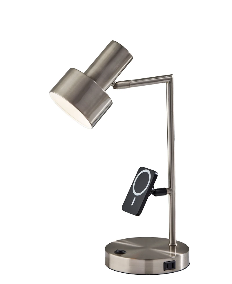 Adesso 19" Metal Rowe Supercharger Desk Lamp