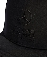 Adidas Women's Black Mercedes-amg Petronas F1 Team Night Trucker Adjustable Hat