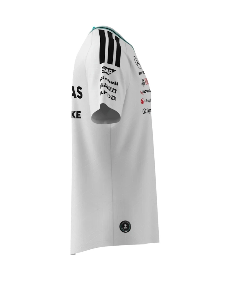 Adidas Men's White Mercedes-amg Petronas F1 Team 2026 Driver Authentic Jersey