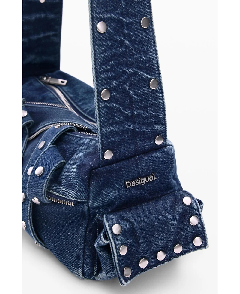 Desigual Women's Medium Denim Bag 100% Cotton