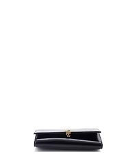 Pre-Owned Saint Laurent Classic Monogram Flap Chain Wallet Leather