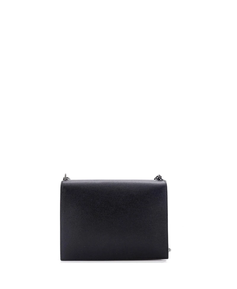 Pre-Owned Saint Laurent Small Cassandra Chain Shoulder Bag Leather