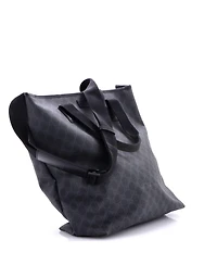 Pre-Owned Gucci Large Convertible Crossbody Tote Gg Coated Canvas