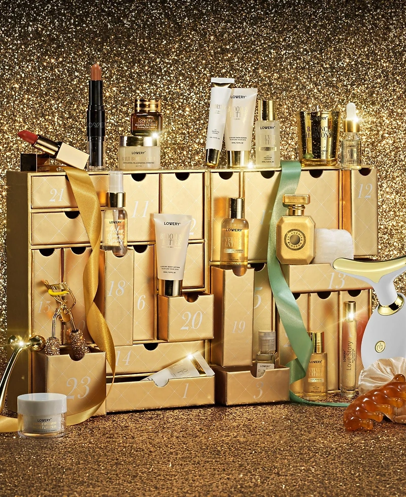 Lovery 24-Pc. Limited-Edition Advent Calendar Beauty and Skincare Luxury Gift Set