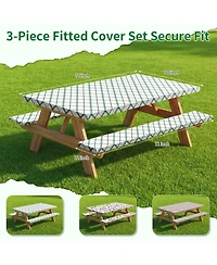 Piscifun 3 Piece Camping Outdoor Set Waterproof Windproof Stretchable