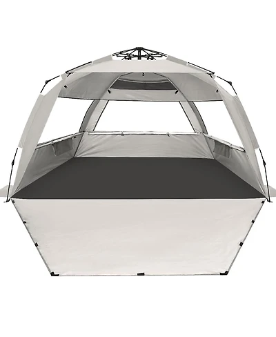 Aofar Pop Up Beach Tent Sun Shade Shelter Uv Protection
