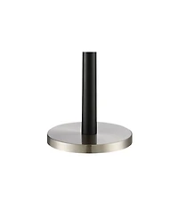 360 Lighting Modern Industrial Floor Standing Lamp with Riser 66.5" Tall Nickel Metal Drum Shade for Living Room Reading Bedroom
