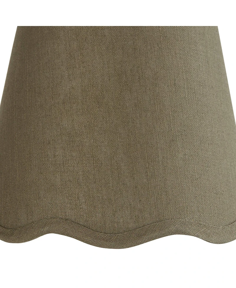 Springcrest Mylie Scallop Empire Lamp Shade 4x6x5.5 (Clip-On)