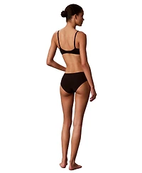 Calvin Klein Invisibles Microfiber Stretch Seamless Hipster Panty, 5-Pack, QD5419