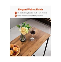 Slickblue 63 Inch Kitchen Bar Table with Rounded Edge High Top Dining Design
