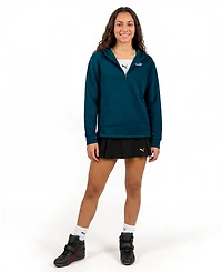 Puma Women's Ess 1/2-Zip Standard Hoodie Long-Sleeve Fleece Sweatshirt