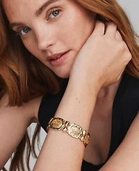 Kendra Scott Cultured Pearl Tiger Striped Daphne Statement Bracelet