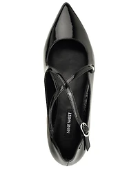 Nine West Women's Jarry Crisscross Pointed Toe Dress Flats