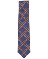 Club Room Men's Saddlecrest Plaid Print Classic Tie