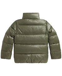 Polo Ralph Lauren Girls' 7-16 Glossy Down Hooded Jacket