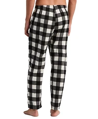Perry Ellis Portfolio Men's Fleece Buffalo Plaid Sleep Pants
