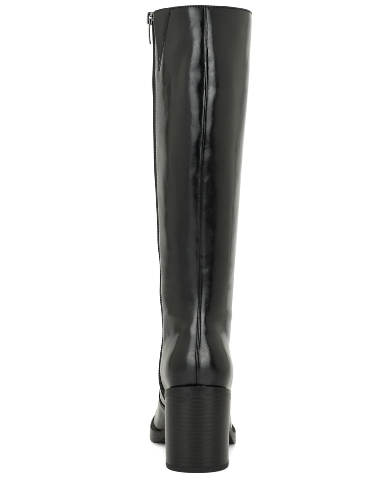 Nine West Women's Balinda Block Heel Dress Tall Boots