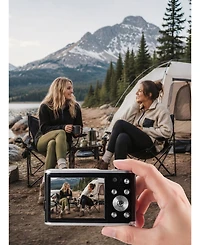 Sugift 4K Digital Camera 48MP Autofocus 16X Zoom Anti-Shake for Photography Vlogging with 32GB Card